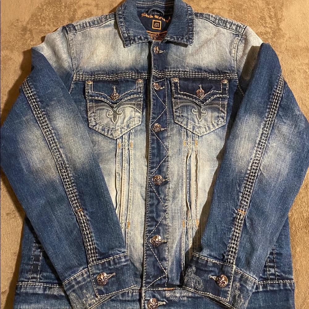 Rock revival jean jacket